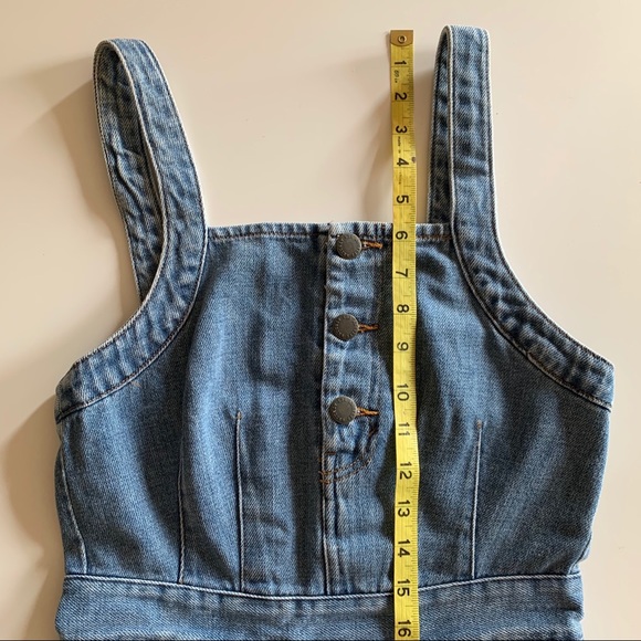 & Other Stories Denim Mini Dress - Picture 5 of 7